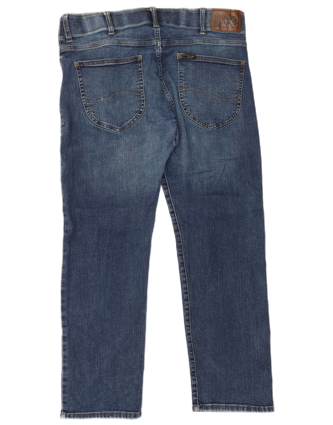 Lee Straight Jeans til mænd W34 L27 Blå