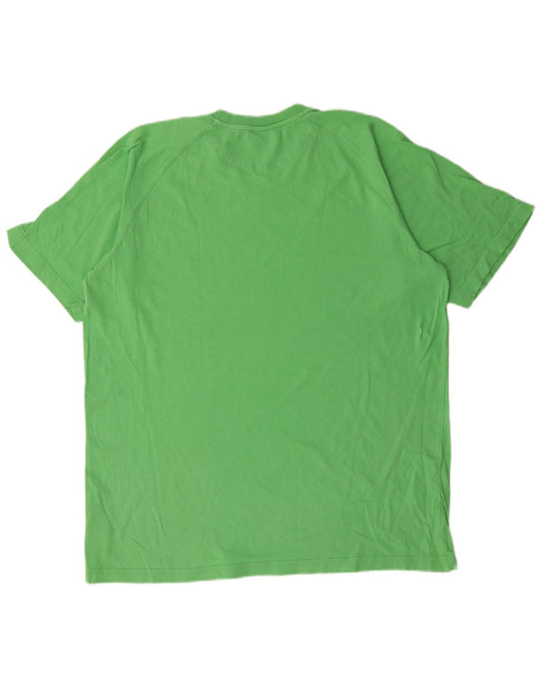 Adidas Herre T-Shirt Top XL Grøn Bomuld