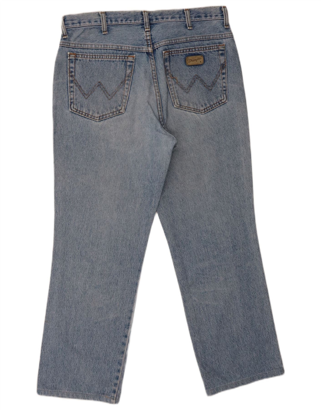Wrangler Herre Texas Straight Jeans W35 L27 Blå Bomuld