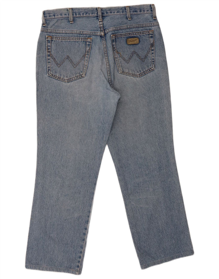 Wrangler Herre Texas Straight Jeans W35 L27 Blå Bomuld