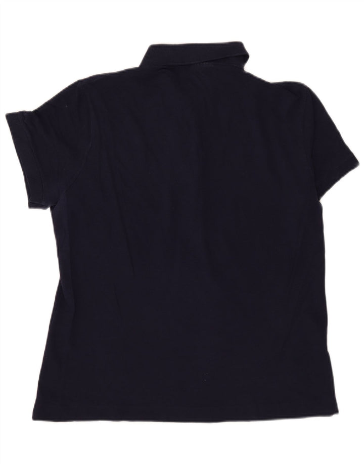 Lacoste herre poloshirt størrelse 4 Medium marineblå bomuld
