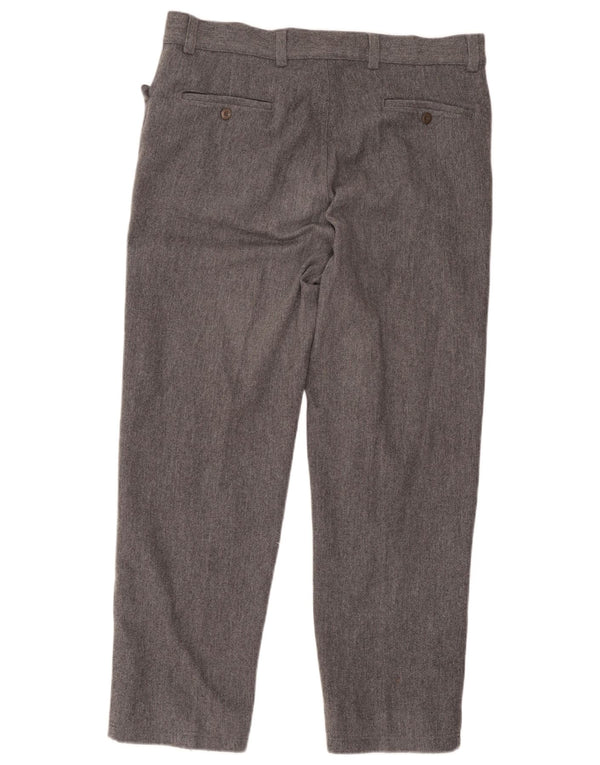Versace Straight Suit Bukser til mænd IT 52 XL W38 L29 Grå Uld