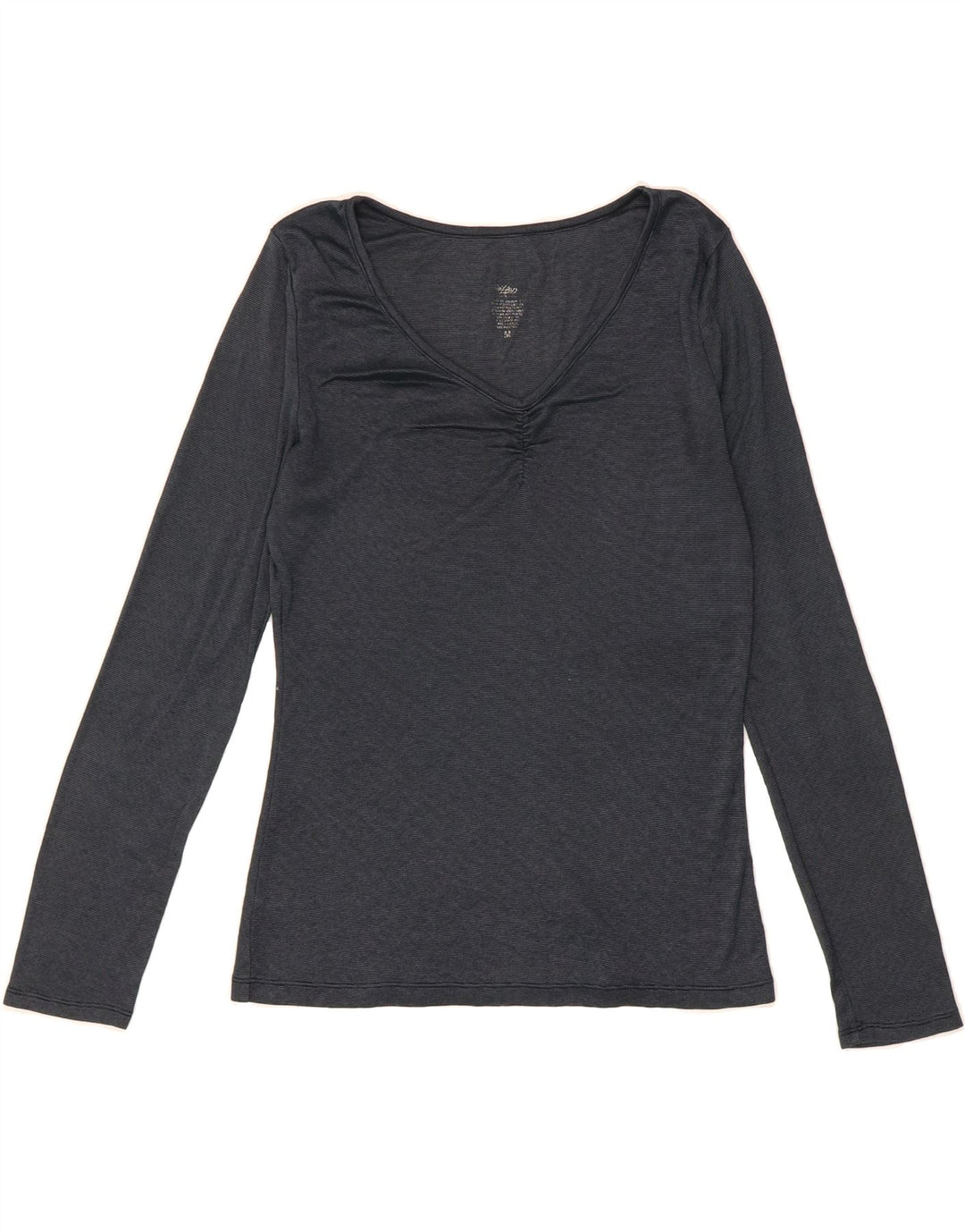 MOSSIMO Womens Top Long Sleeve UK 12 Medium Navy Blue Vintage Mossimo and Second-Hand Mossimo from Messina Hembry 