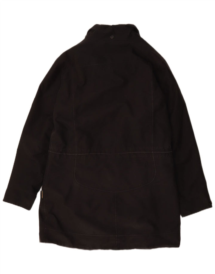 Jack Wolfskin Dame Windbreaker Coat UK 12/14 Medium Black Polyester