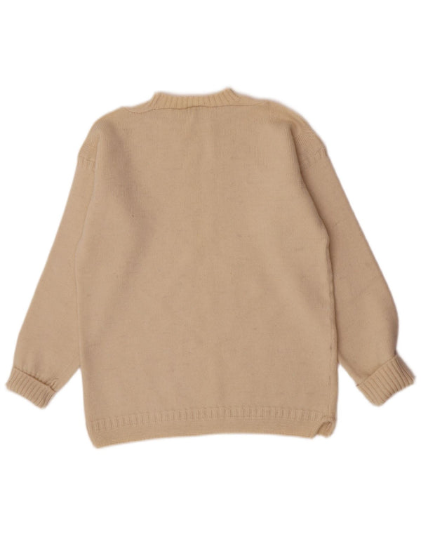 Bridgedale Herre Crew Neck Jumper Sweater EU 38 Small Beige Uld