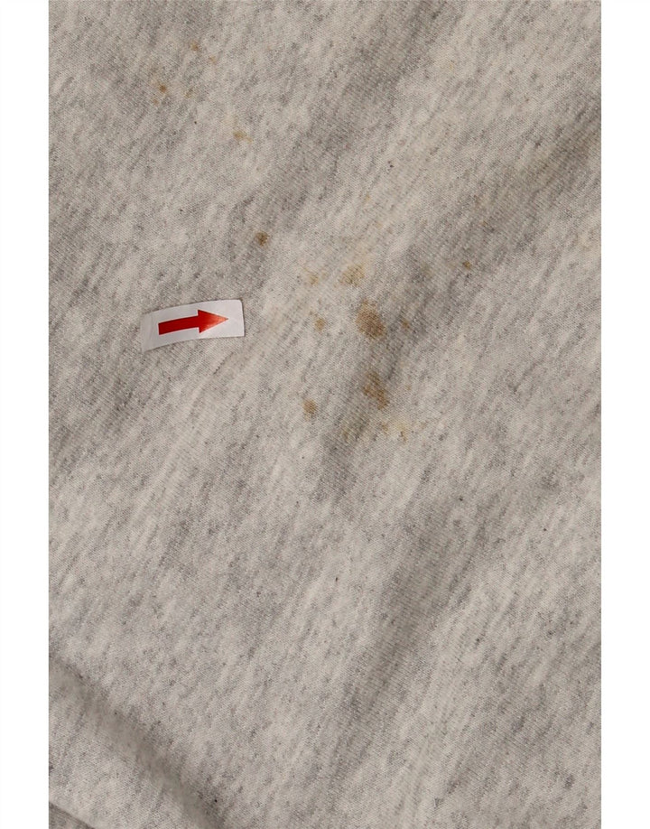 CHAMPION Herre grafisk lynlås sweatshirt XL Grå Colourblock