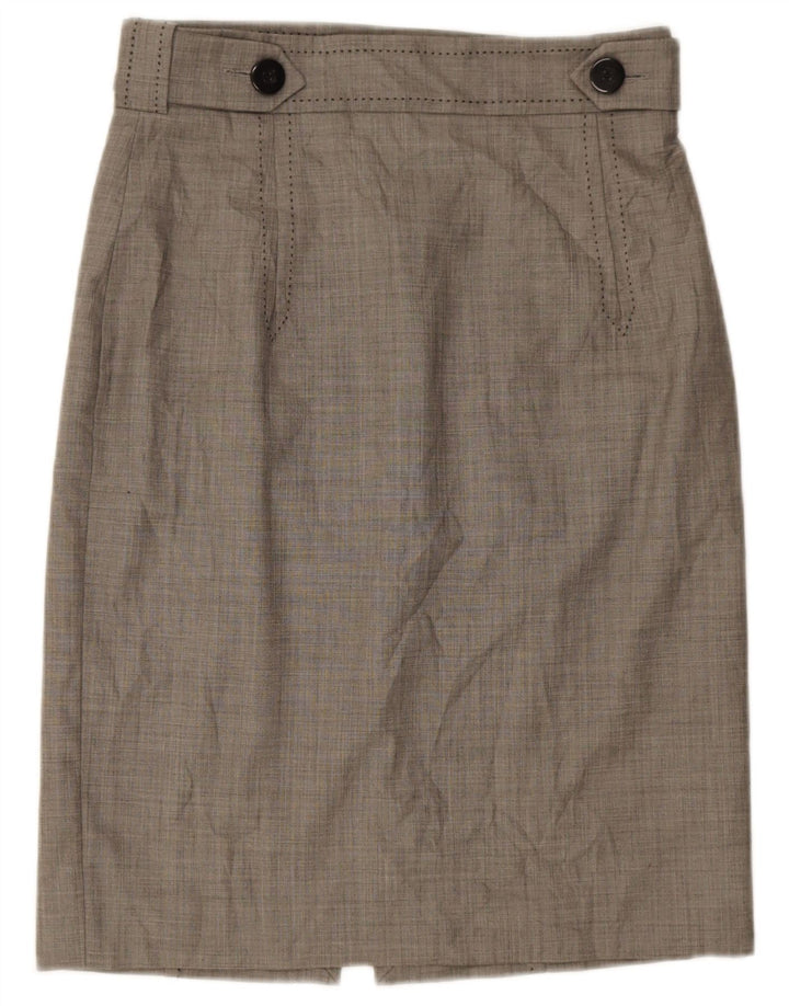 Coast Womens Pencil Skirt UK 14 Large W32 Grey Wool
