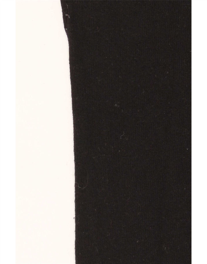 Benetton Dame Rullehals Sweater UK 10 Lille sort uld
