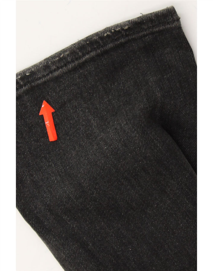 ZARA Womens Straight Jeans EU 38 Small W28 L26 Black Cotton Vintage Zara and Second-Hand Zara from Messina Hembry 