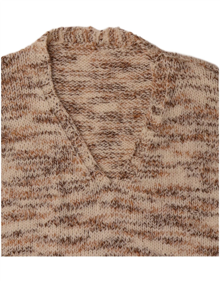 Vintage Herrevest Tank Top Stor Beige Flecked