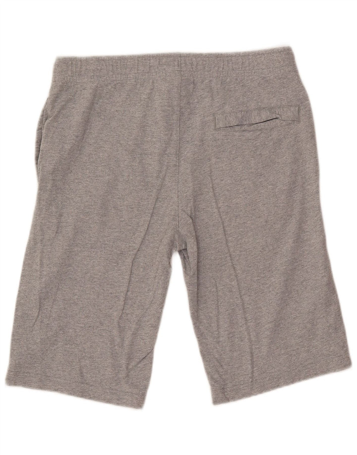 NIKE Sportshorts til mænd, mellemgrå flækket bomuld
