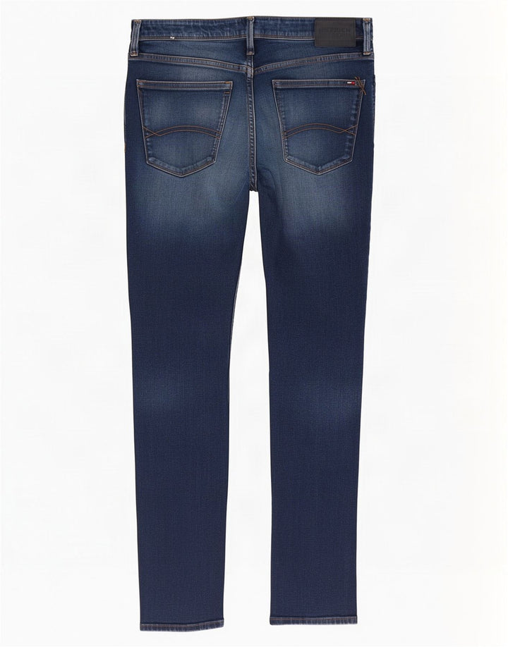 Tommy Hilfiger Dame Slim Jeans W34 L32 Blå Bomuld
