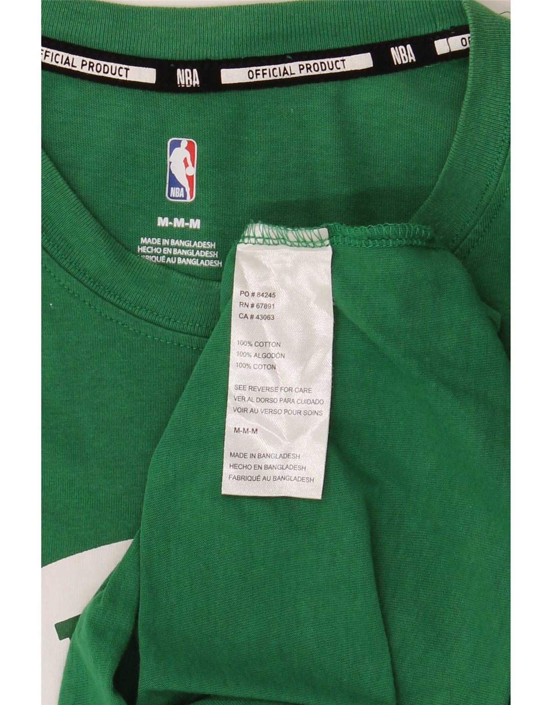 NBA Celtics grafisk T-shirt top mellemgrøn bomuld