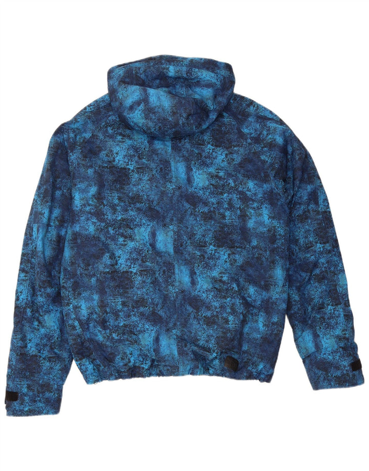 CHIEMSEE Windbreaker-jakke med hætte til mænd UK 38 Medium Blue Tie Dye