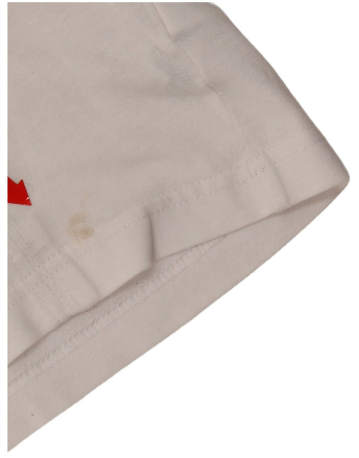 Adidas Herre T-Shirt Top XL Hvid Bomuld