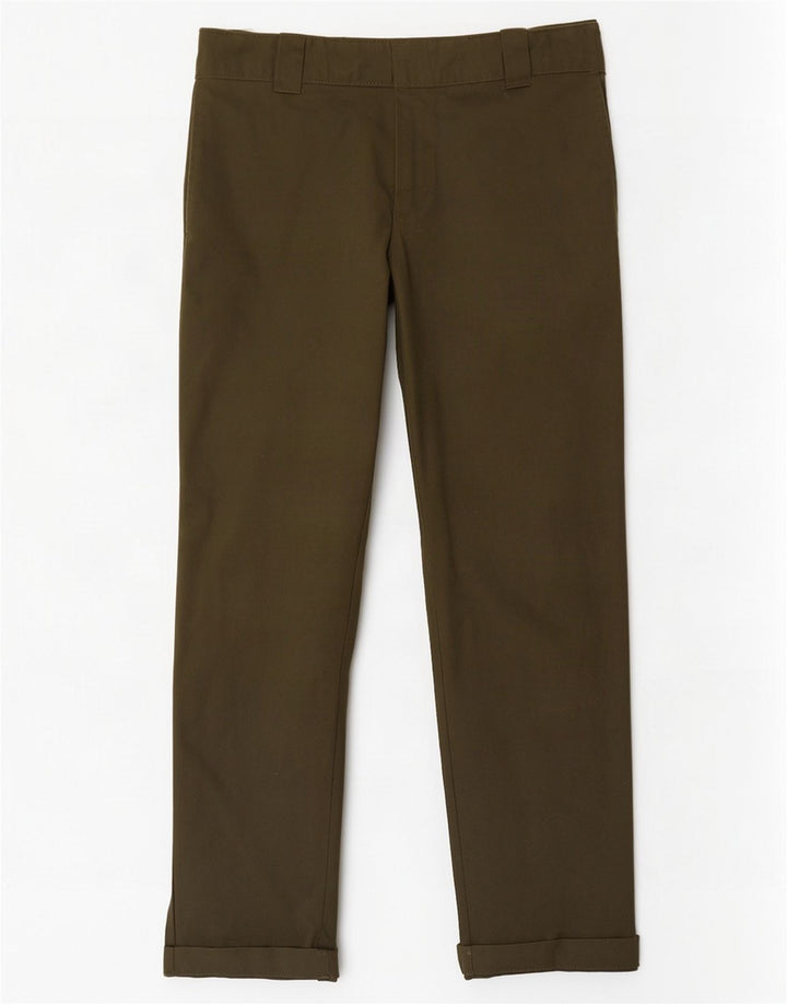 Dickies Herre Slim Straight Chino Bukser W34 L32 Khaki Polyester