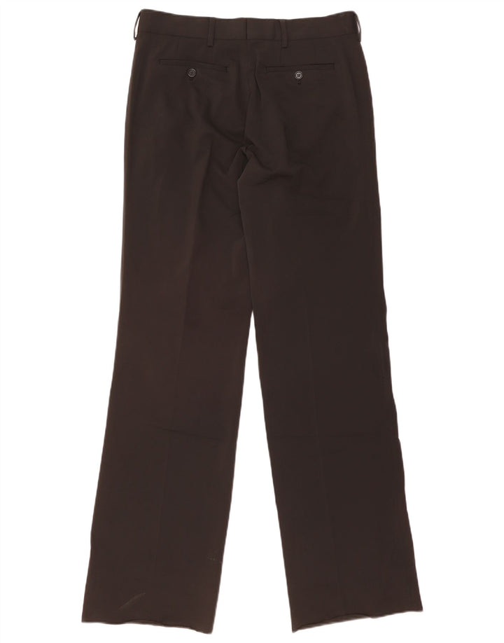 ZARA Lige Chinobukser til mænd EU 40 Medium W31 L34 Sort Polyester