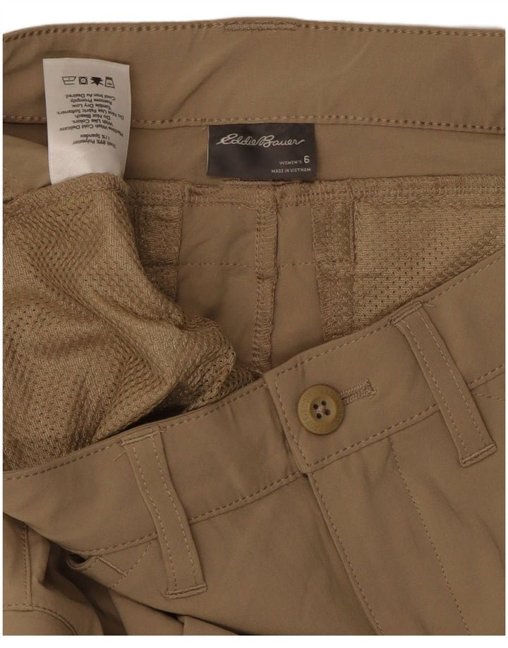 Eddie Bauer Dame Straight Cargo Bukser US 6 Medium W30 L32 Beige