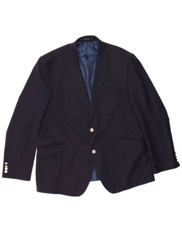 Marks & Spencer Herre 2-knaps blazerjakke UK 46 3XL Navy Blue Classic