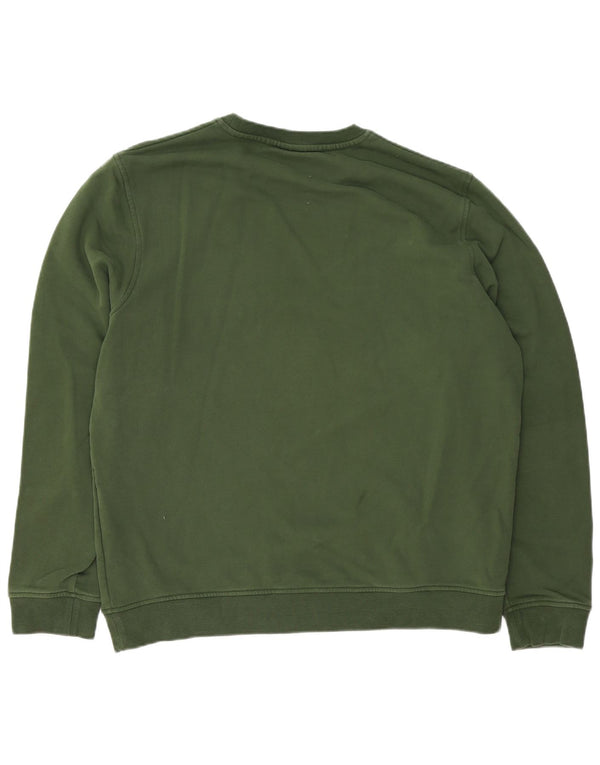 BARBOUR Grafisk sweatshirt til mænd 2XL Grøn bomuld