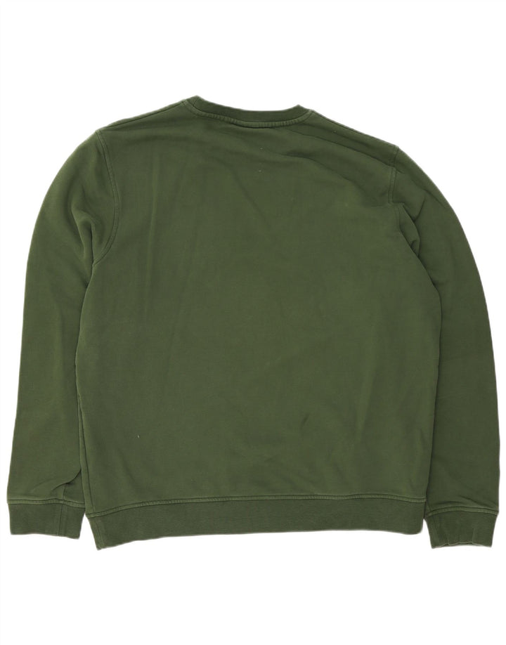 BARBOUR Grafisk sweatshirt til mænd 2XL Grøn bomuld