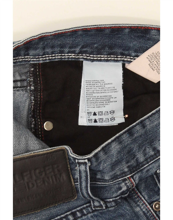 Tommy Hilfiger Dame Slim Jeans W32 L34 Marineblå Bomuld