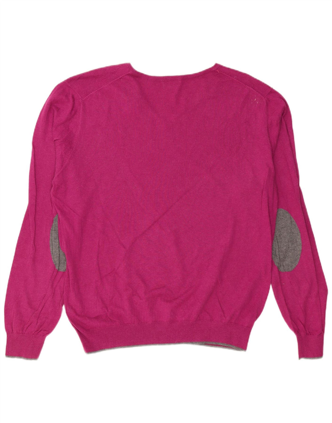 MASSIMO DUTTI Herre V-hals sweater XL Lilla bomuld