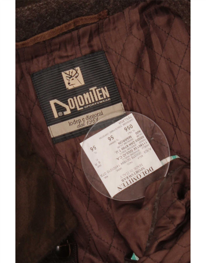 Dolomiten Herre Overfrakke IT 56 3XL Brun Mohair