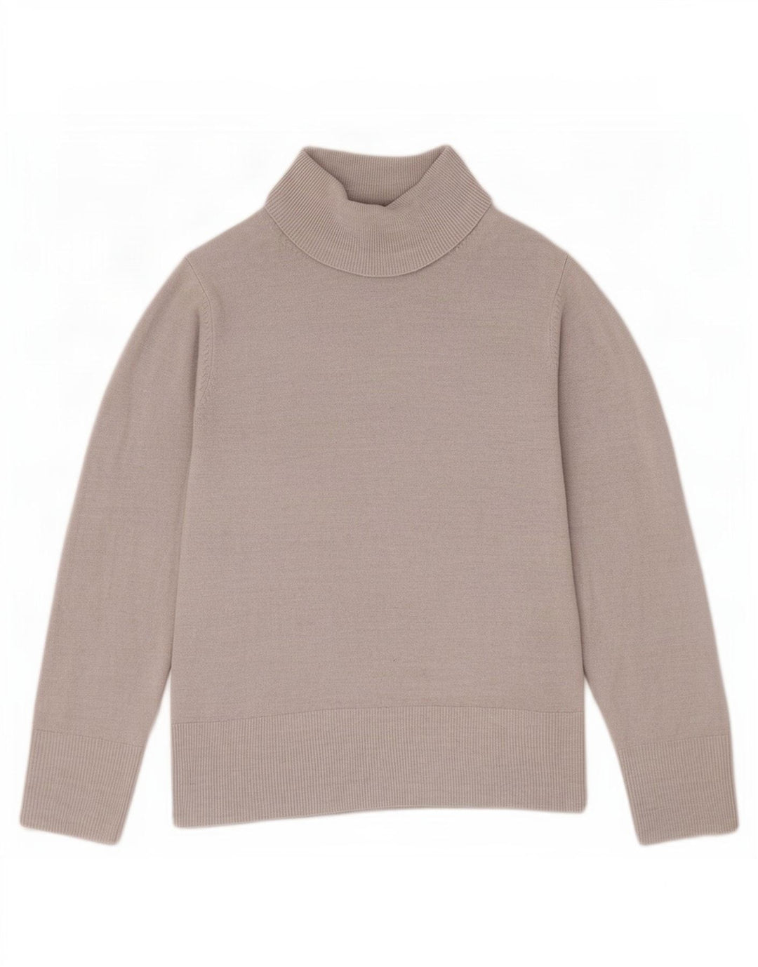 Marks & Spencer Dame Rullehalstrøje UK 12 Medium Grå