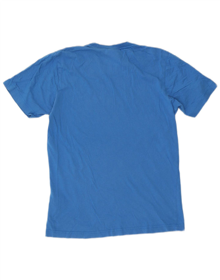Adidas Grafisk T-shirt top til mænd, lille blå bomuld