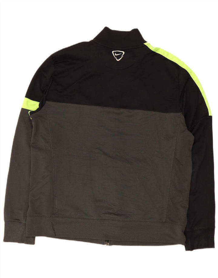 Nike Herre Dri Fit træningsdragt Topjakke XL Grå Colourblock Polyester