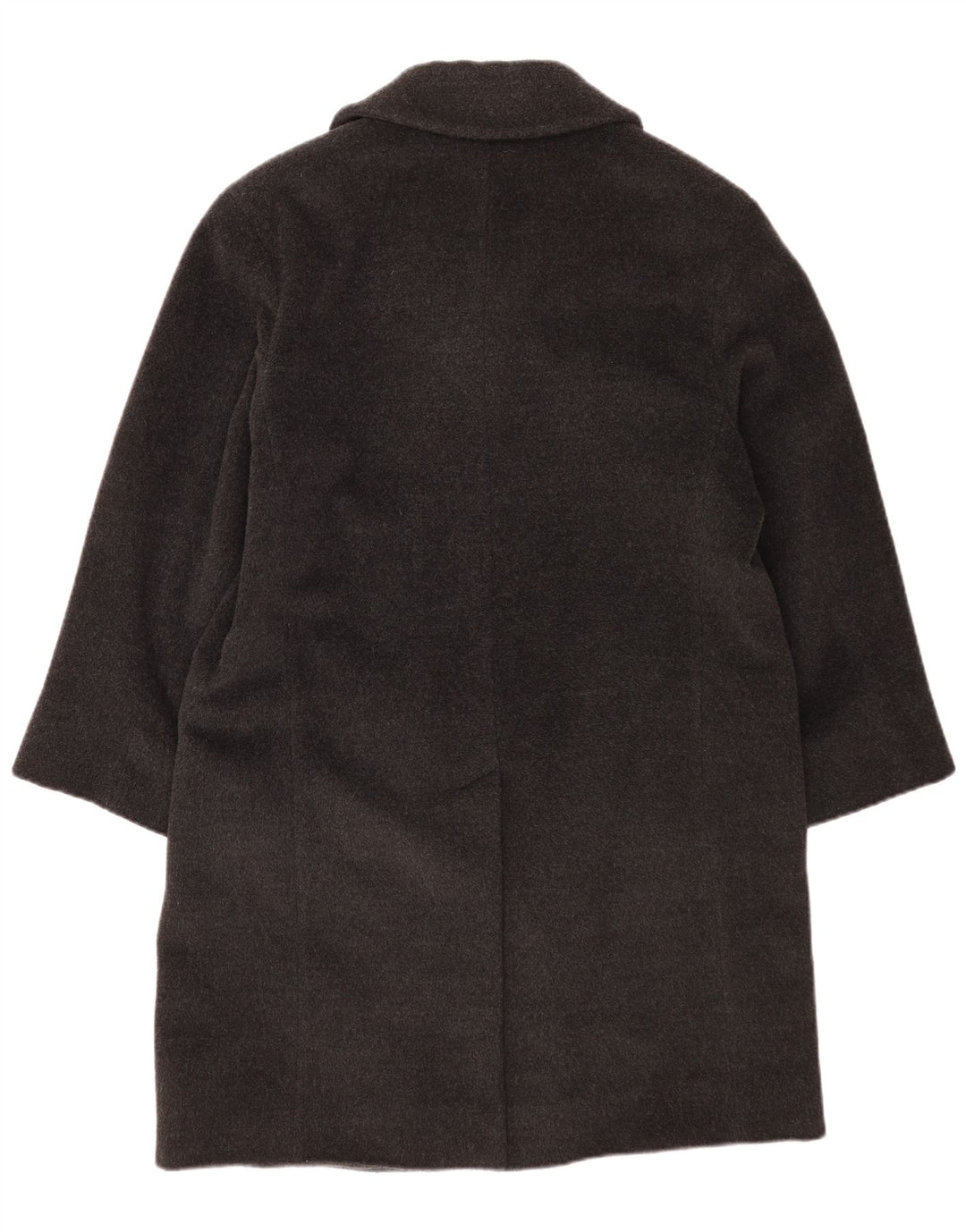 Marella Dame Dobbeltradet Frakke UK 12 Medium Grey Virgin Wool