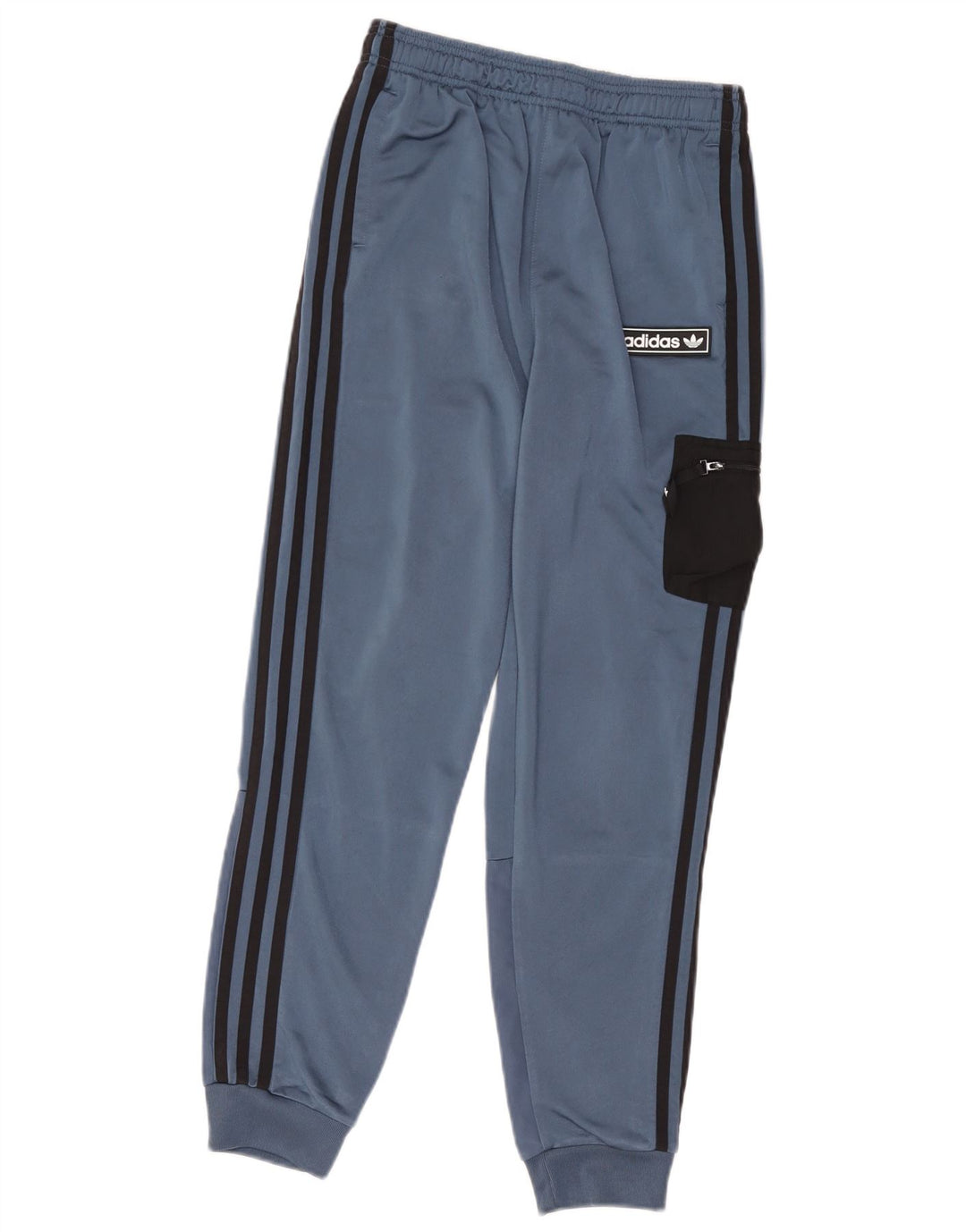 Adidas Drenge Træningsdragt Bukser Joggers 13-14 År Blå Polyester