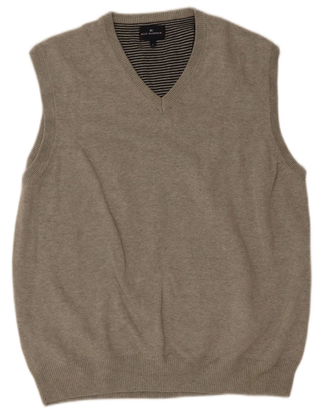 Marks & Spencer Herre Blue Harbor Vest Tank Top Stor Grå Bomuld