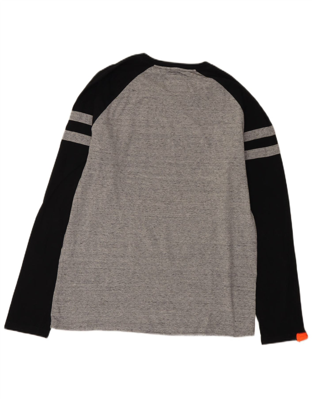 Superdry Herre Top Langærmet XL Grå Colourblock