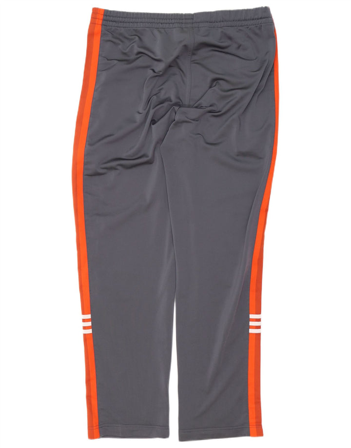 Adidas Træningsdragtsbukser til mænd UK 38/40 Medium Grey Colourblock Polyester