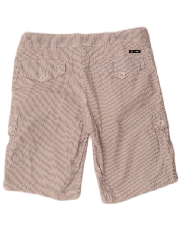 Colmar Herre Cargo Shorts IT 48 Medium W32 Grå nålestribet bomuld