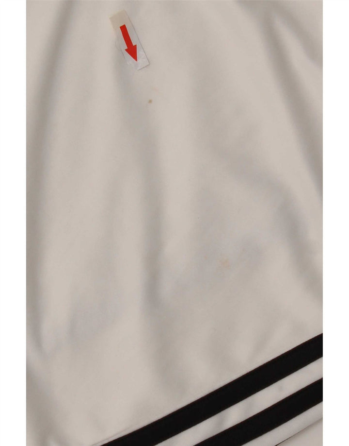 Adidas Womens Climalite Sportshorts UK 12 Medium White Polyester