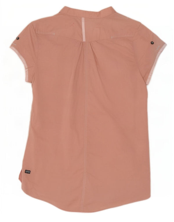 G-Star Dame Kortærmet Bluse UK 10 Lille Pink