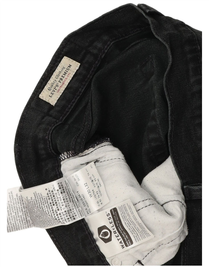 Levi's Womens 511 Slim Jeans W30 L30 Sort bomuld