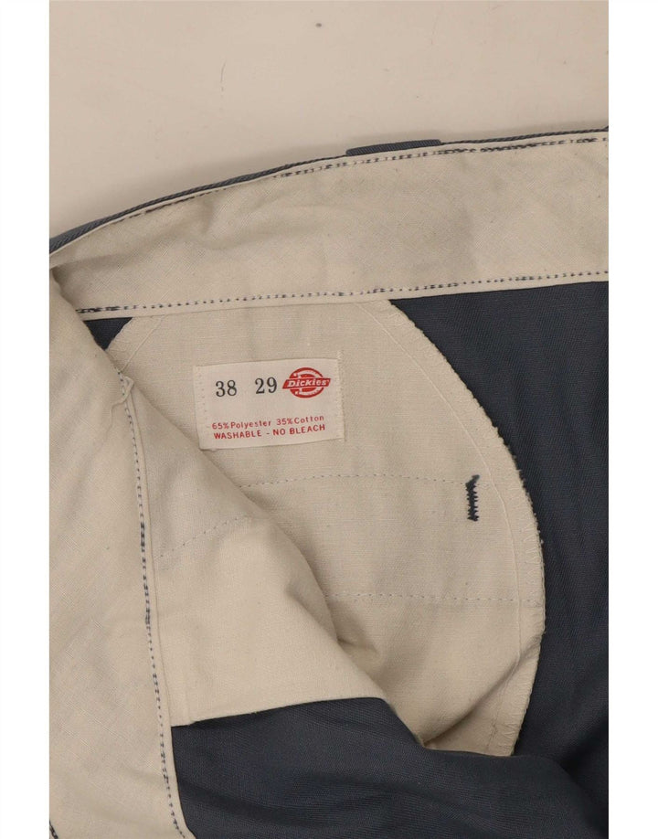 Dickies Herre Straight Cargo Bukser W38 L29 Grå Polyester