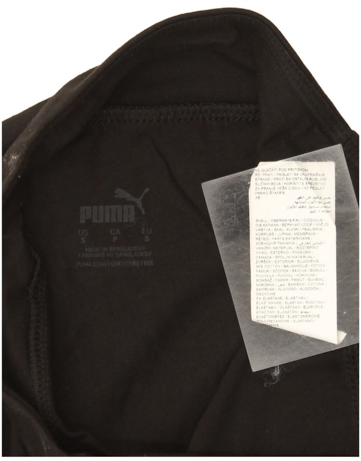Puma Grafiske Leggings til kvinder UK 8 Small Black Bomuld