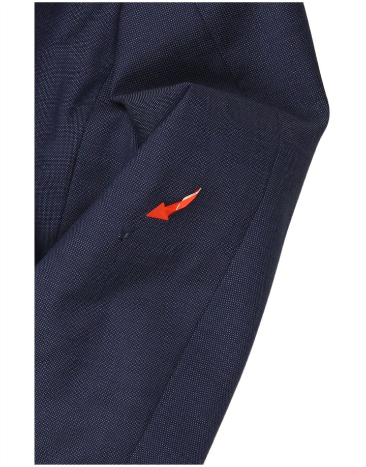 HUGO BOSS Herre 2-knaps blazerjakke EU 50 Large Blue Wool