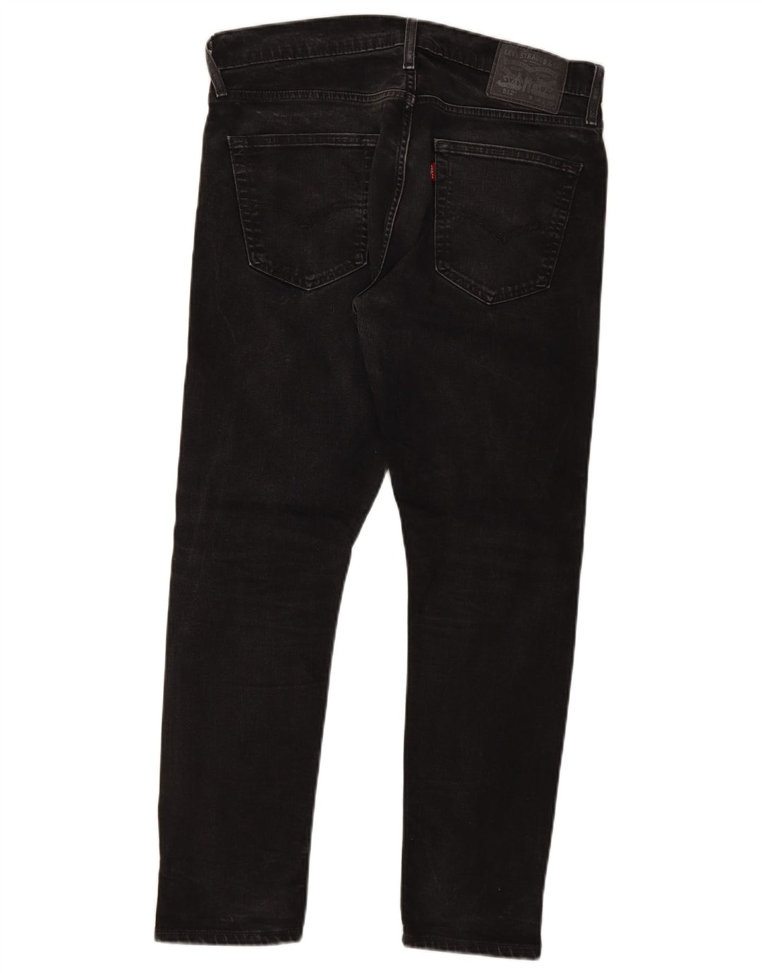 Levi's Herre 512 Slim Tapered Jeans W34 L30 Sort Bomuld