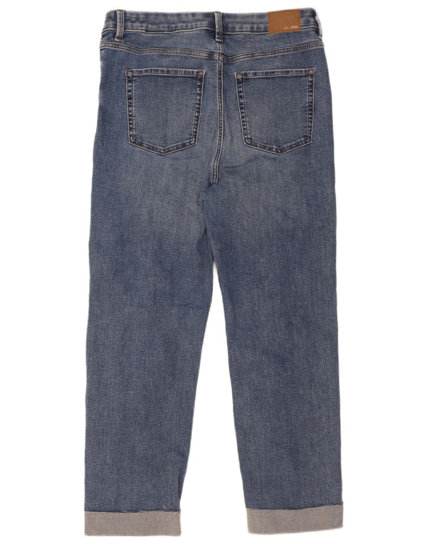 Marks & Spencer Dame Slim High Waist Jeans UK 14 Large W32 L26 Blue