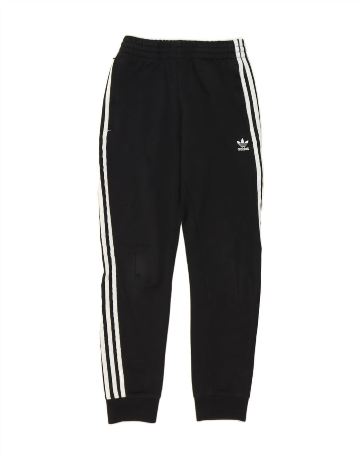ADIDAS Mens Tracksuit Trousers Joggers Small  Black Polyester Vintage Adidas and Second-Hand Adidas from Messina Hembry 