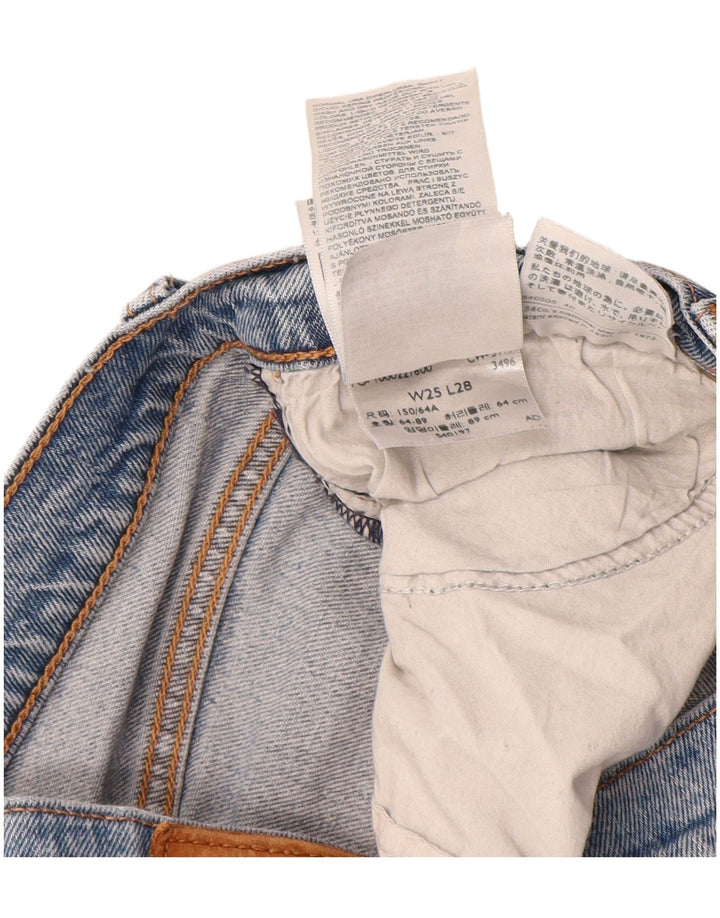 Levi's Dame Wedgie Straight Jeans W25 L28 Blå Bomuld