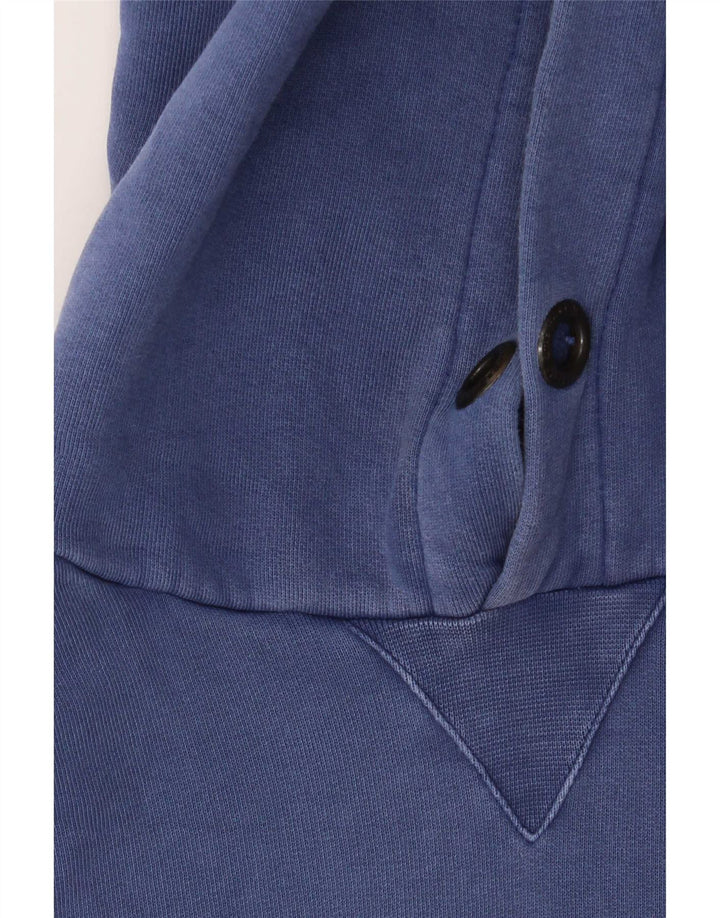 Champion Herre grafisk hættetrøje Jumper Large Blue