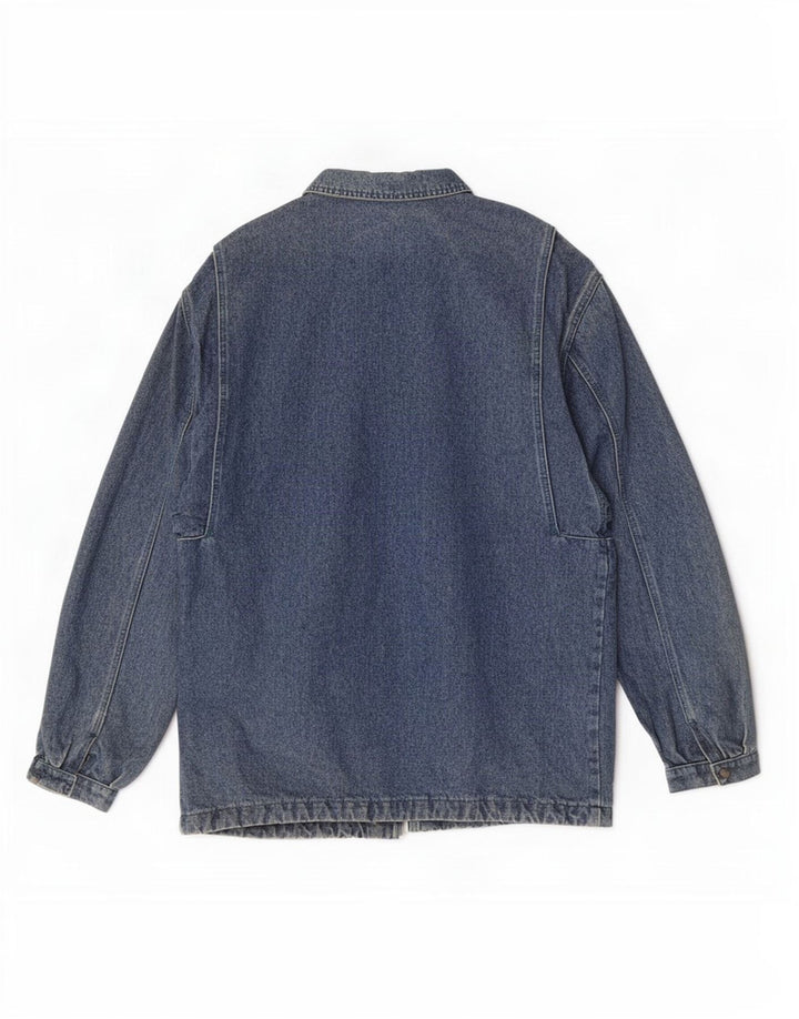 Vitamina Herre Denim Coat UK 40 Large Blue Cotton