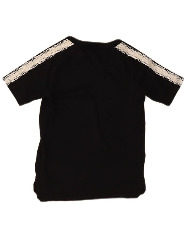 Nike Boys Dri Fit T-Shirt Top 8-9 år Lille sort Colourblock Polyester